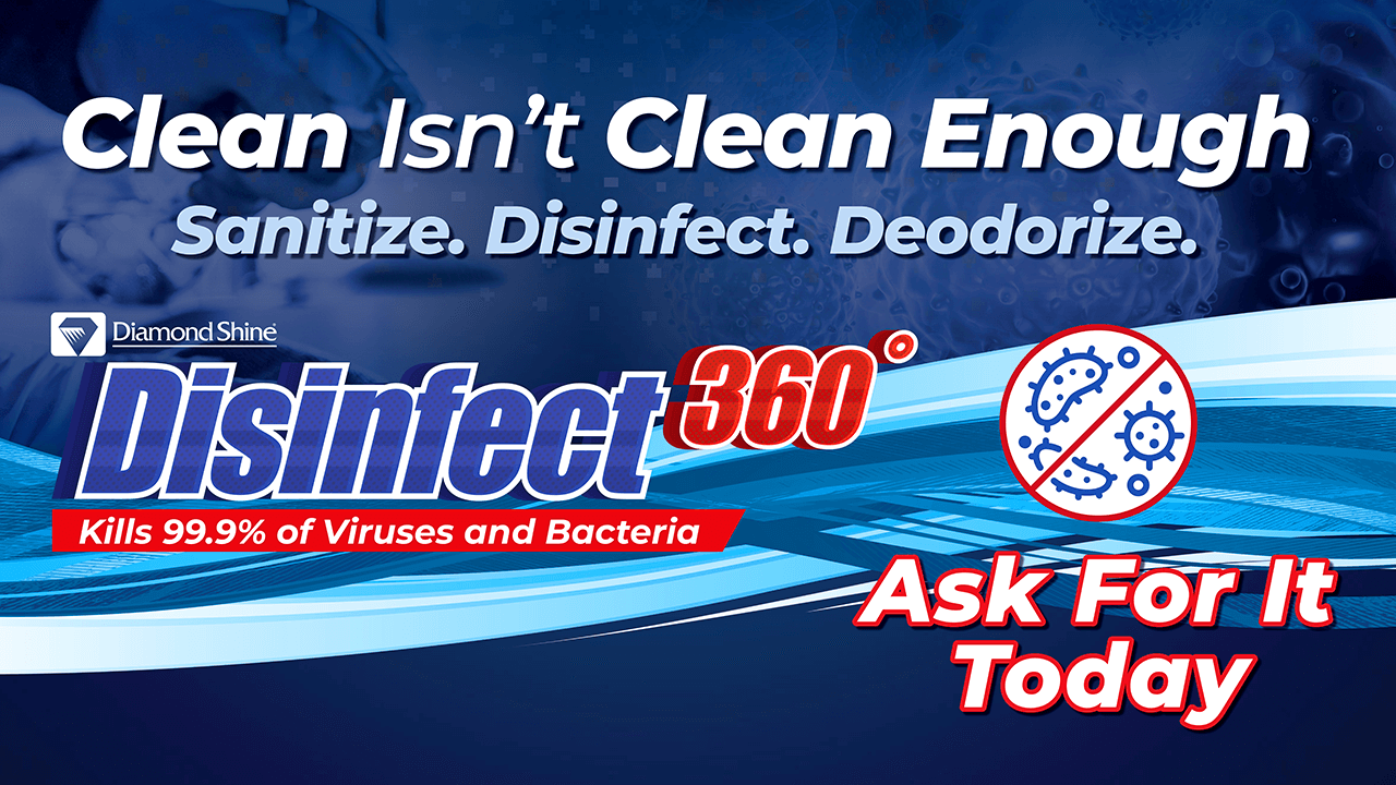 Disinfect360 - Kills 99.9% of Viruses and Bacteria